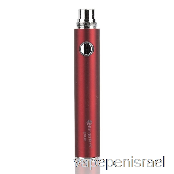 חד פעמי Vape Israel Kanger Evod 650mah / 1000mah סוללה 650mah - אדום